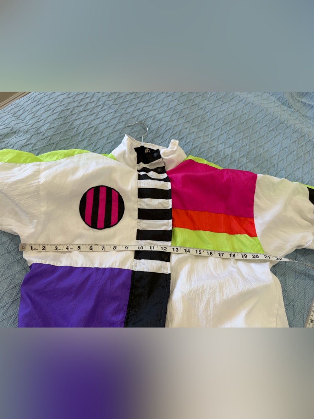 Vintage 80s/90s Lavon Colorblock Windsuit Tracksuit Set - S/XS - Picture 6 of 15